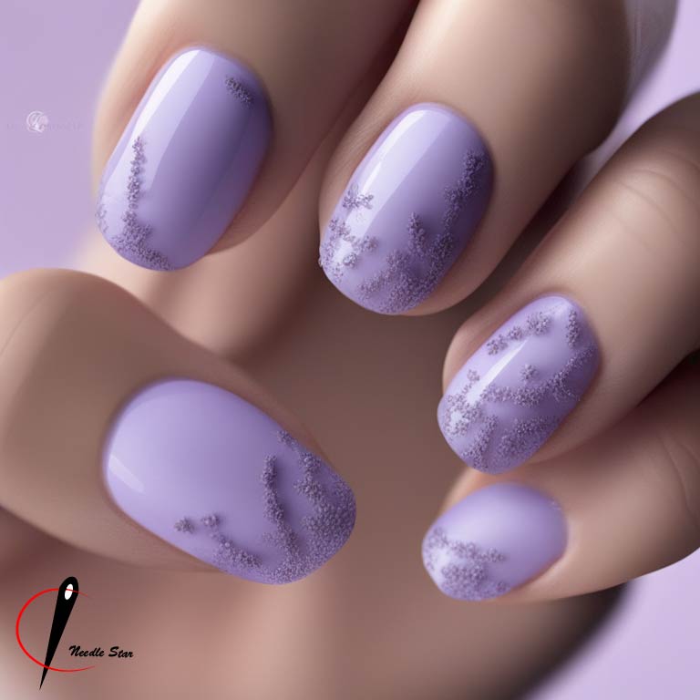 What Color Nails Goes With Dusty Blue Dress?