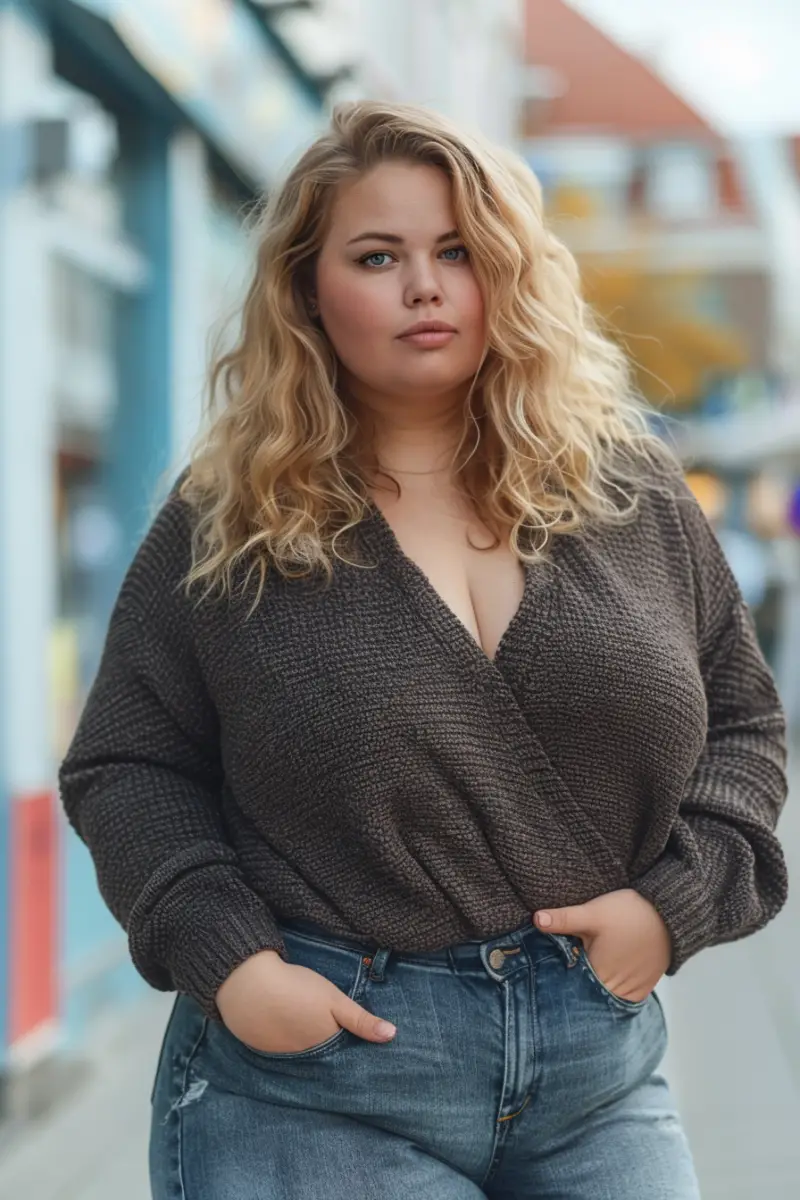 Hide Fupa with Jeans Outfit Idea