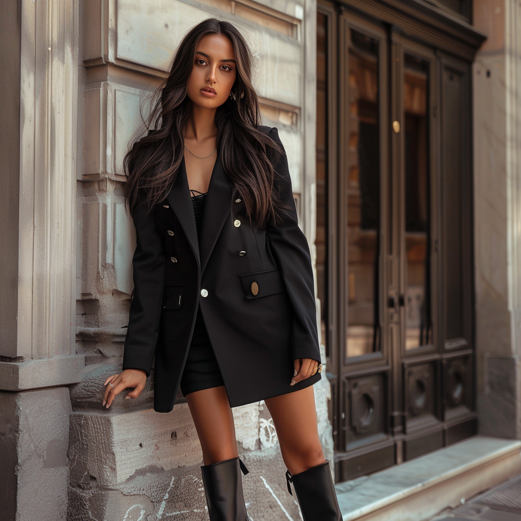 oversized-black-blazer-outfit