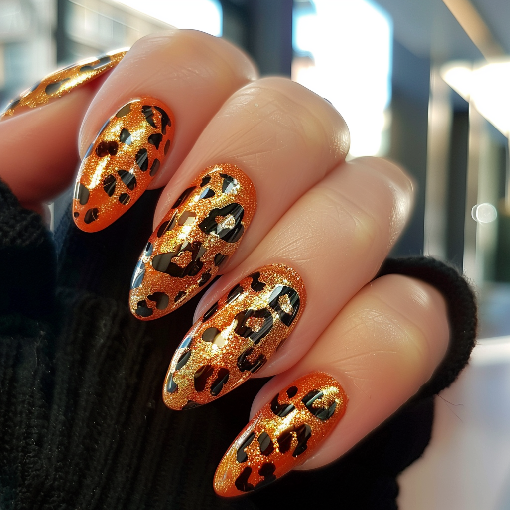 orange-nail-designs
