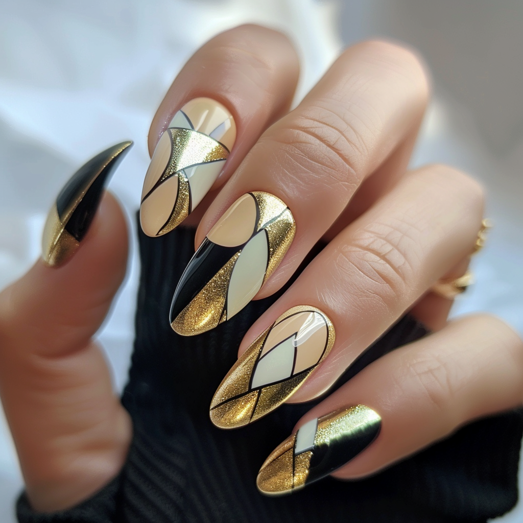 gold-nails