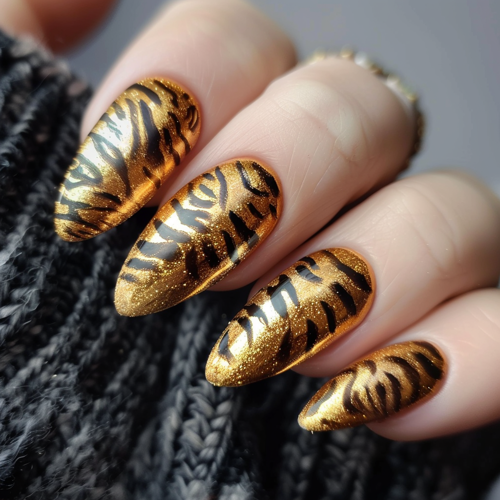gold-nails