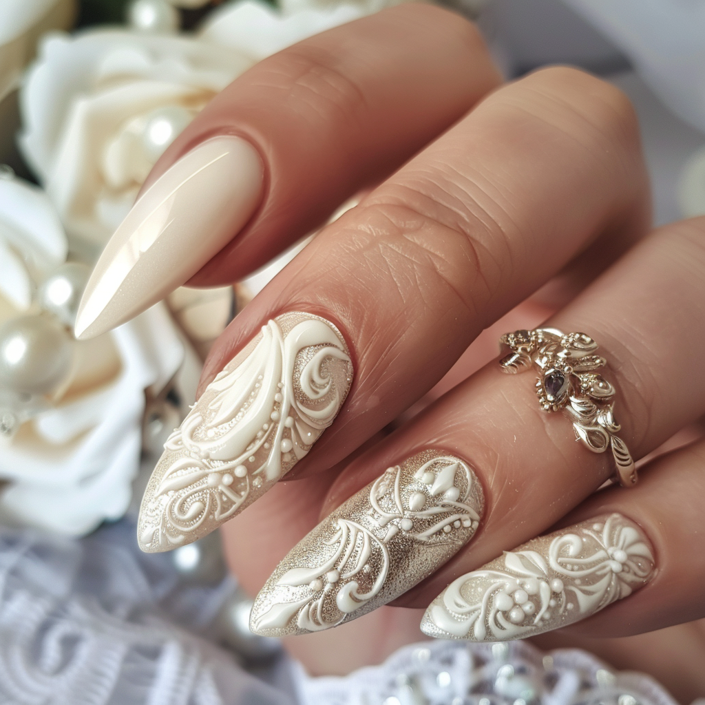 white nails