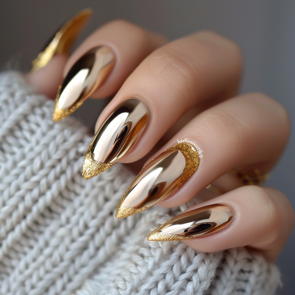 gold-nails