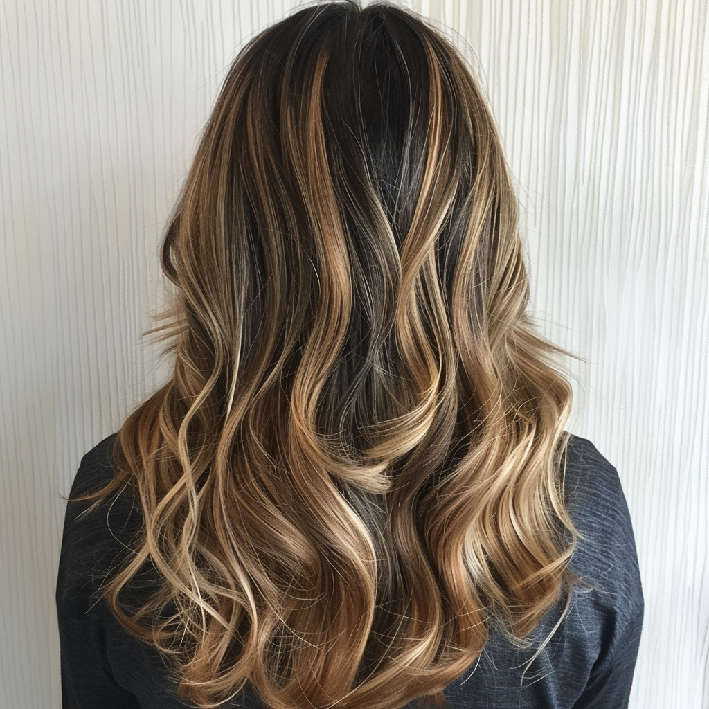 brunette-highlights