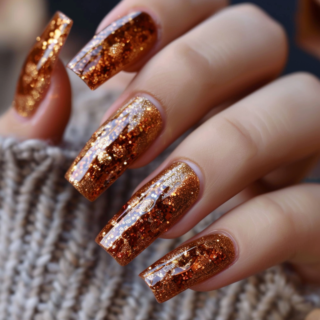 brown-nails-design