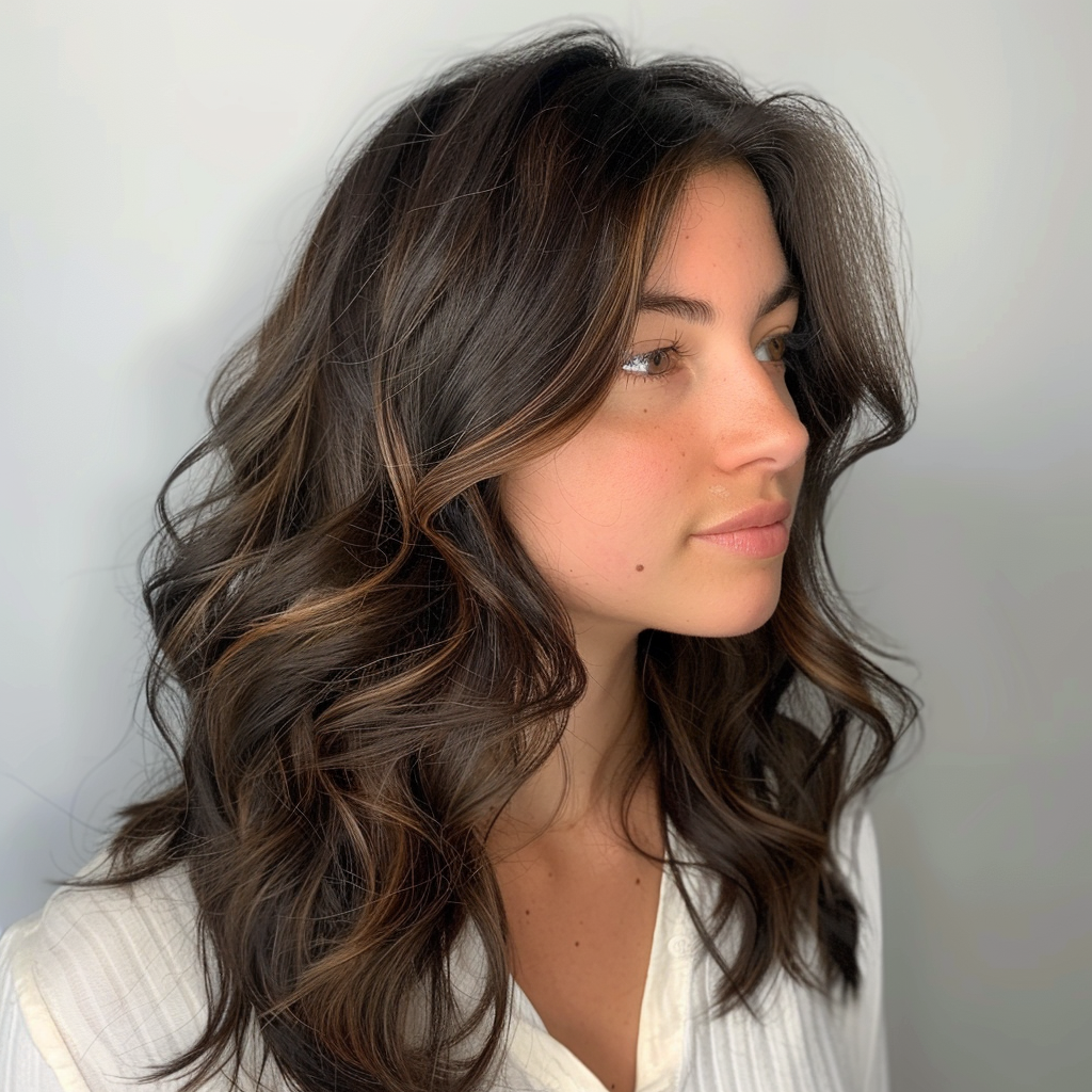 brunette-highlights
