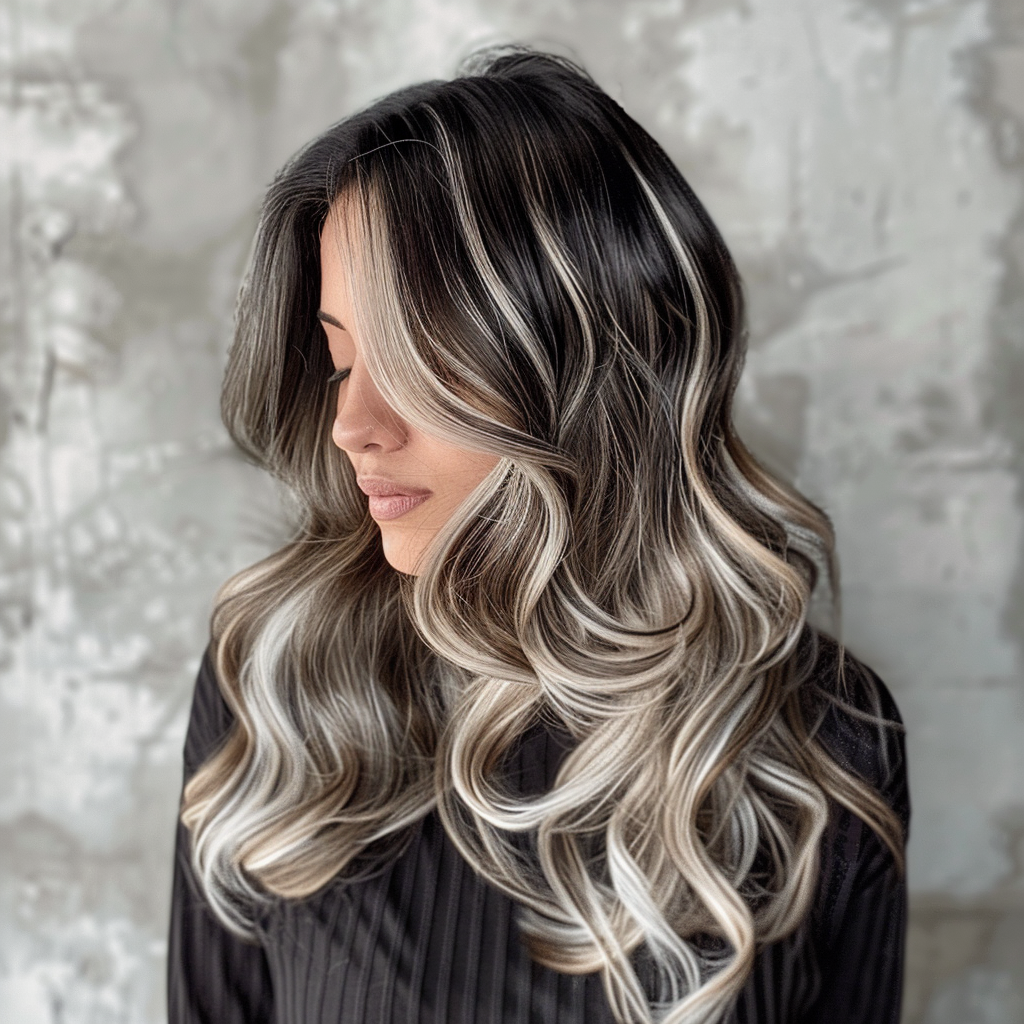 brunette-highlights