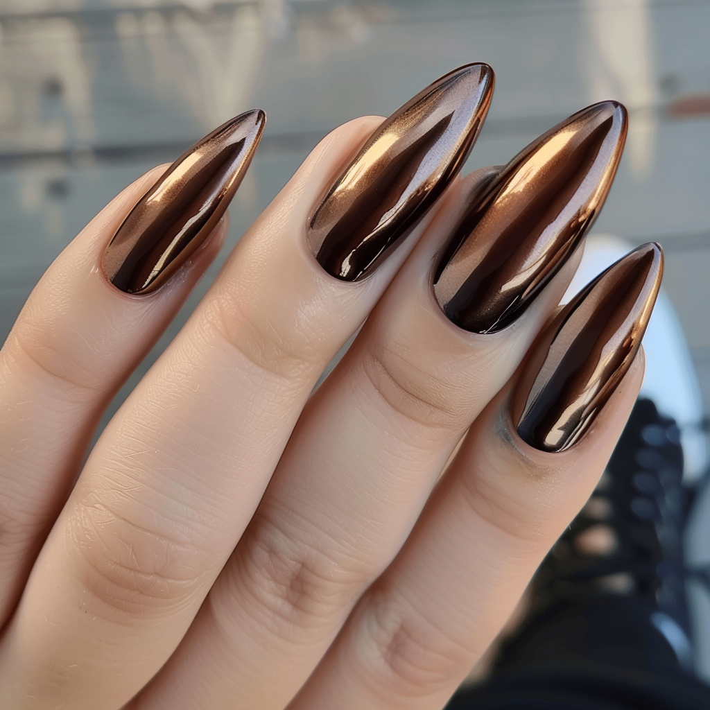 brown-nails-design