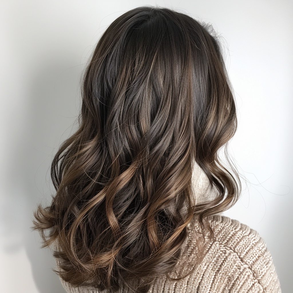 brunette-highlights