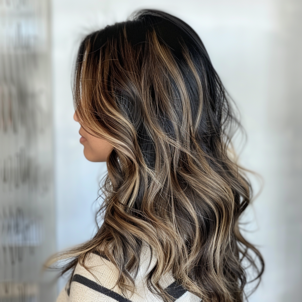 brunette-highlights