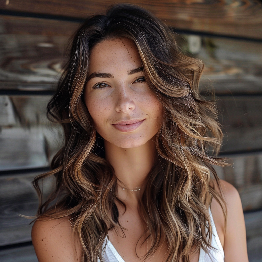 brunette-highlights