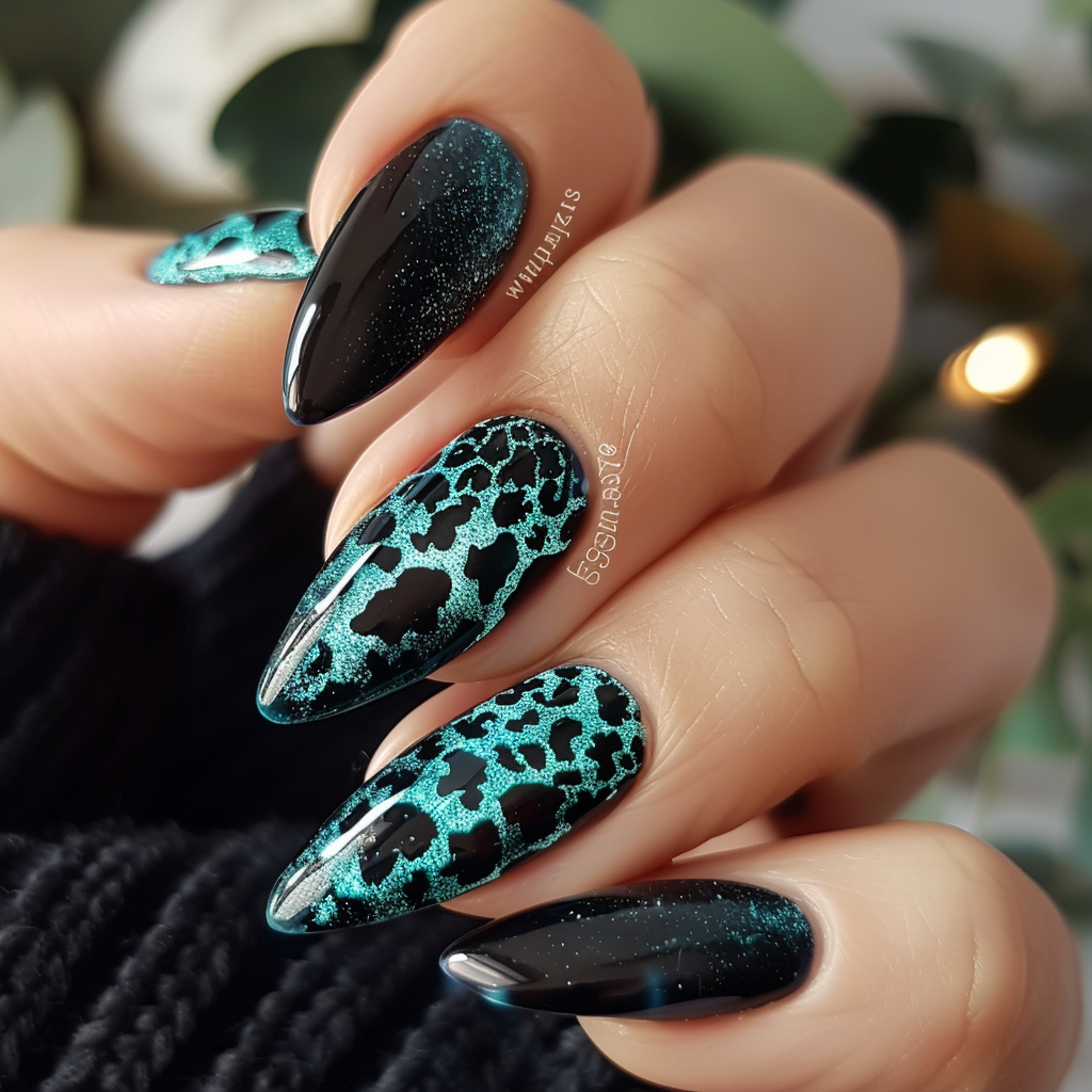 turquoise-nails
