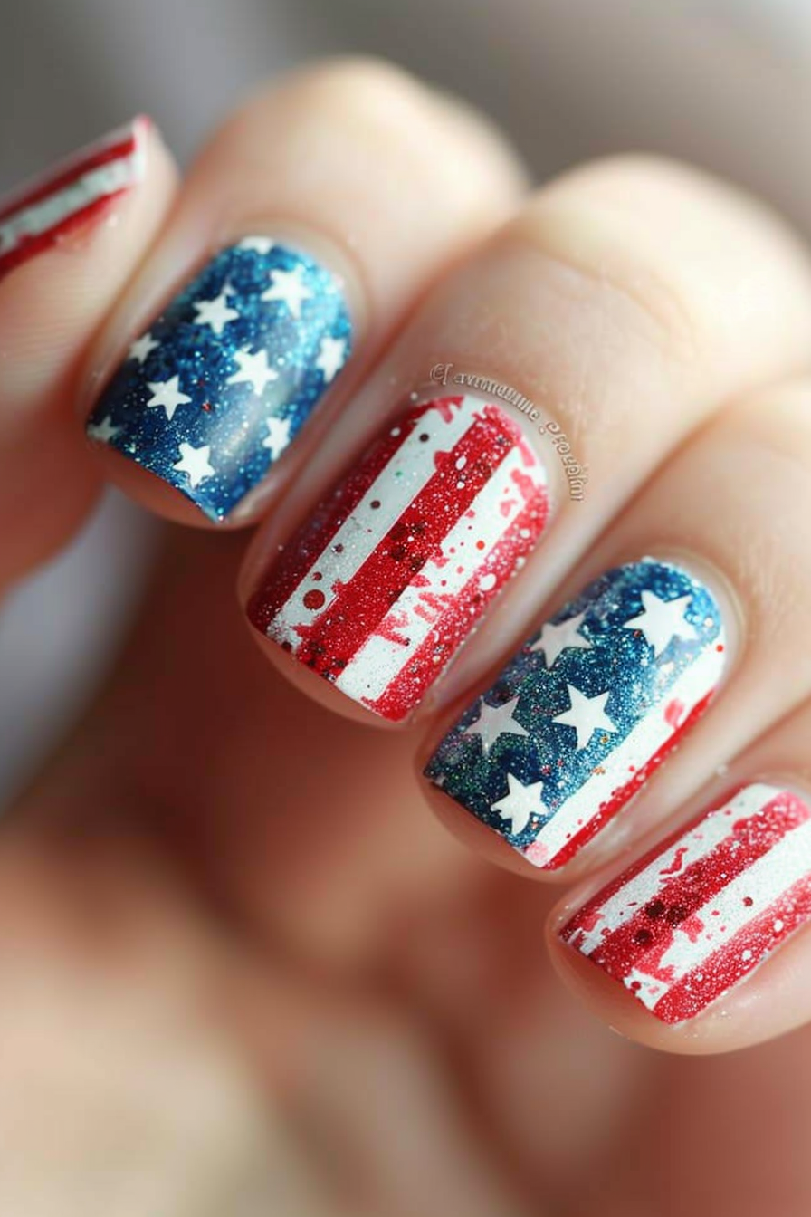 4th-of-july-nails