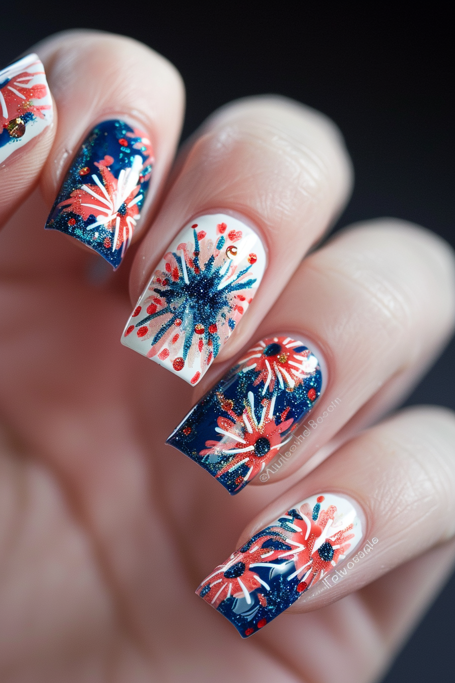 4th-of-july-nails