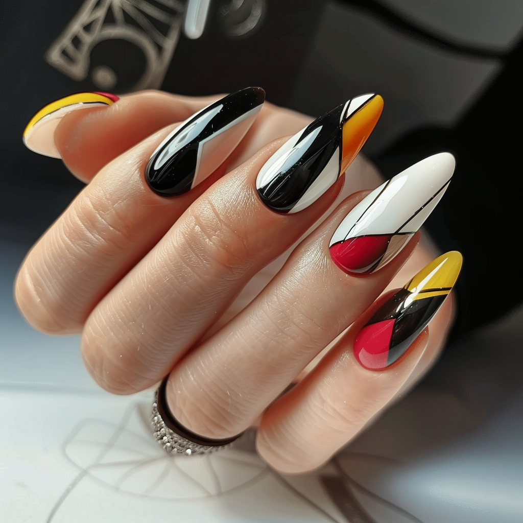 french-almond-nails