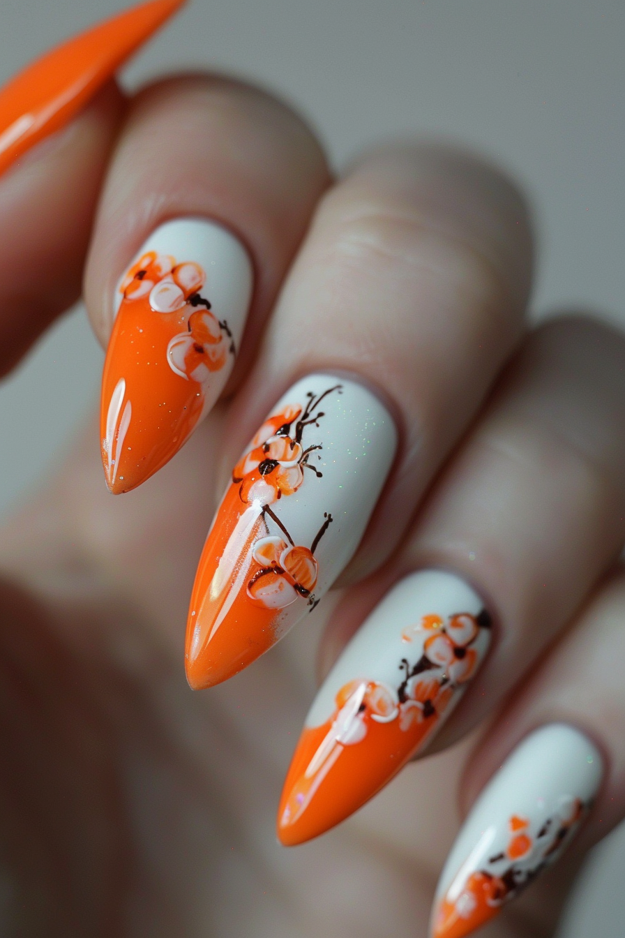 orange-almond-nails