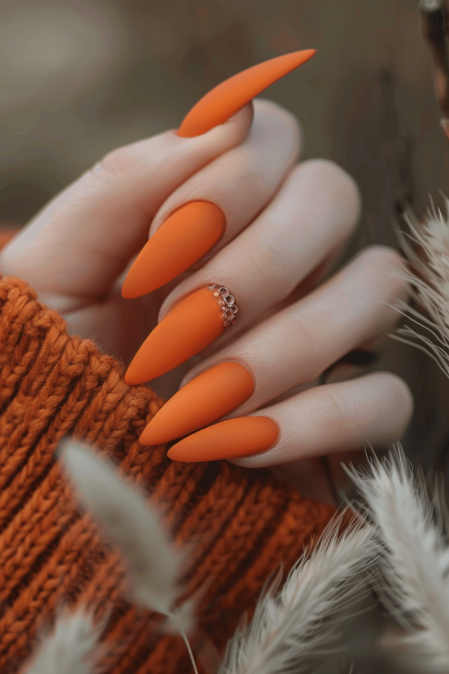orange-almond-nails