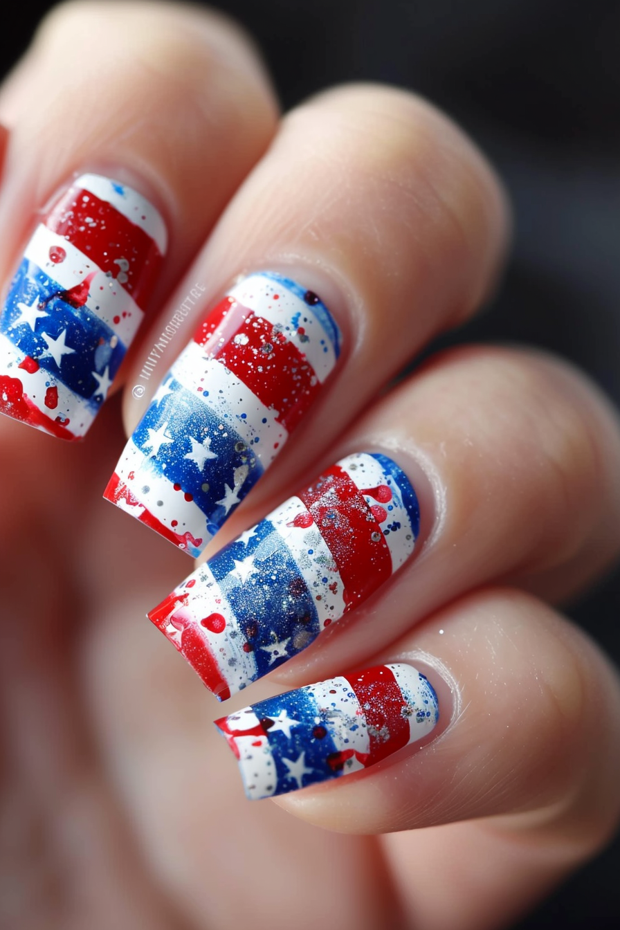 4th-of-july-nails