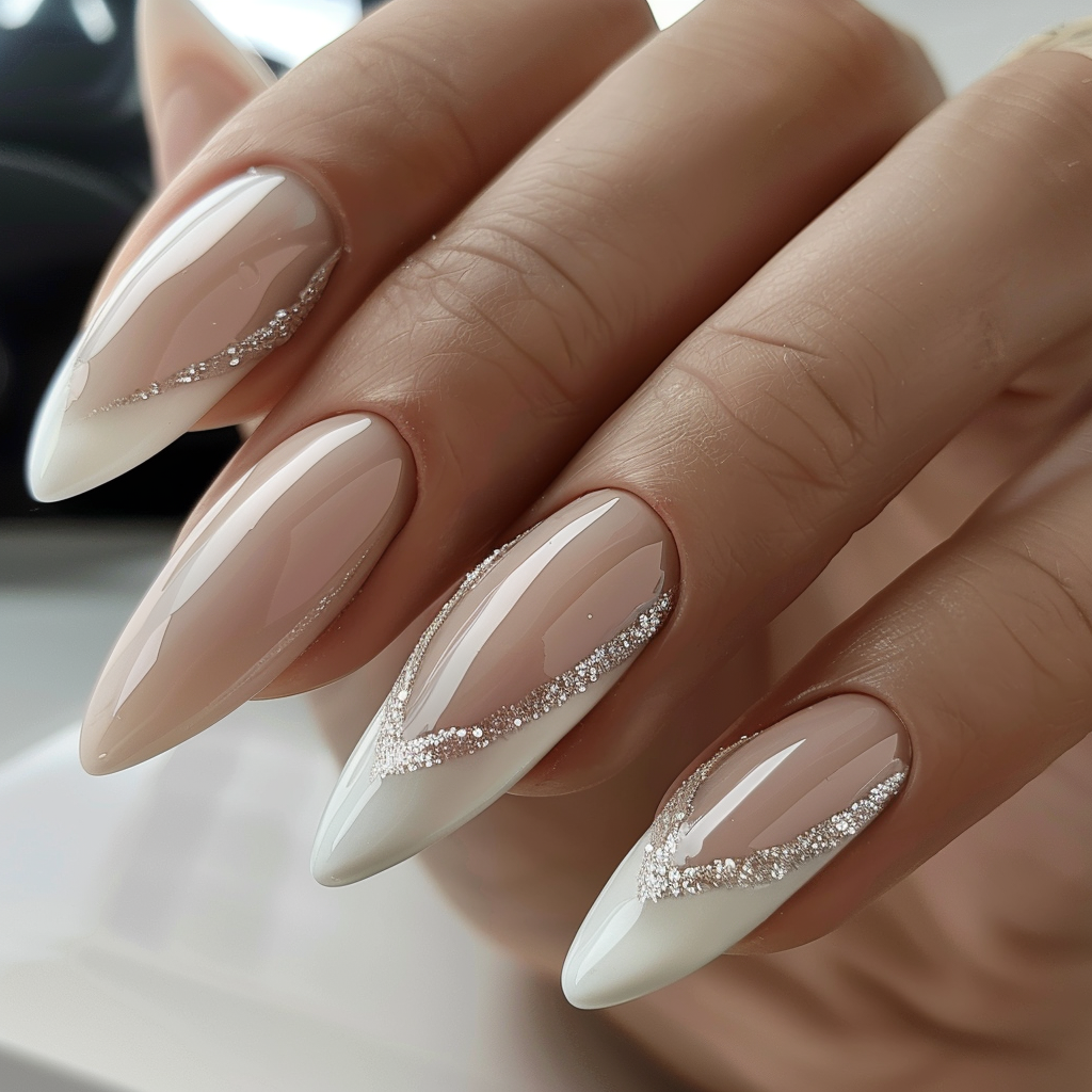 french-almond-nails