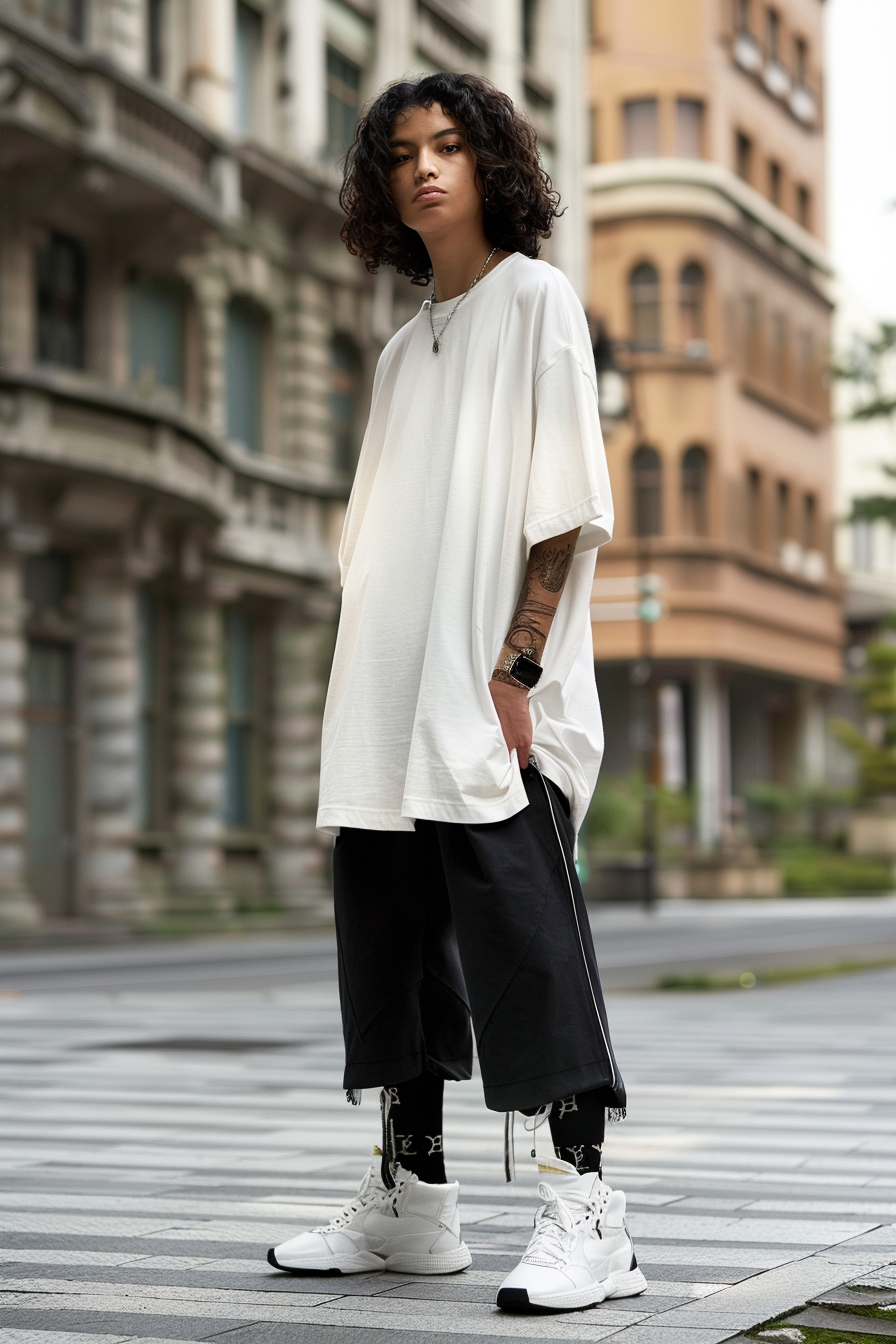 oversized-tshirt-outfits-for-summer