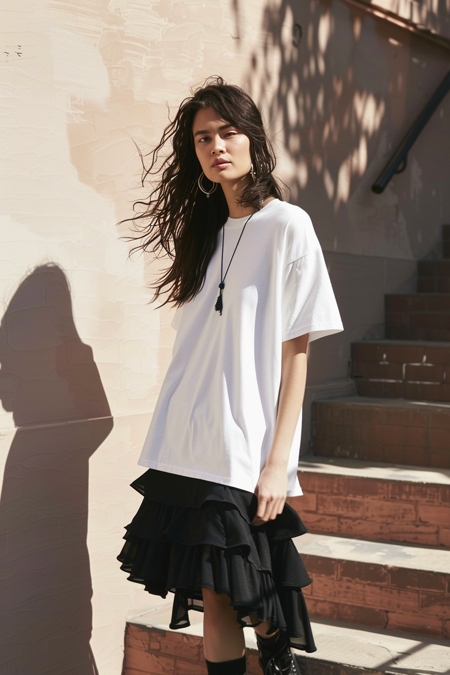 oversized-tshirt-outfits-for-summer
