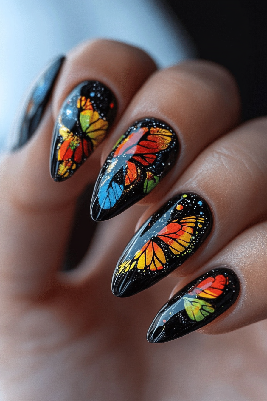 butterfly-nail-designs