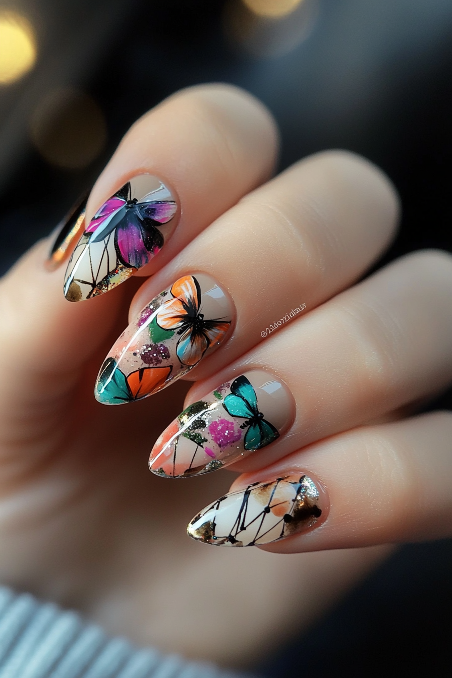 butterfly-nail-designs