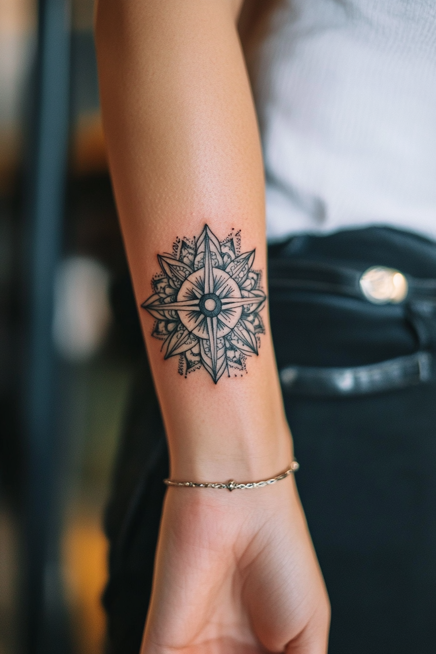 mandala-wrist-tattoo