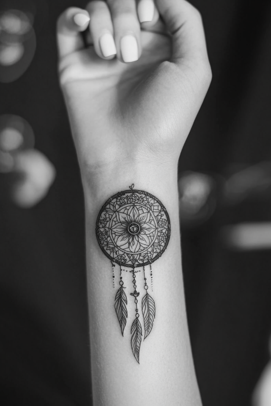 mandala-wrist-tattoo