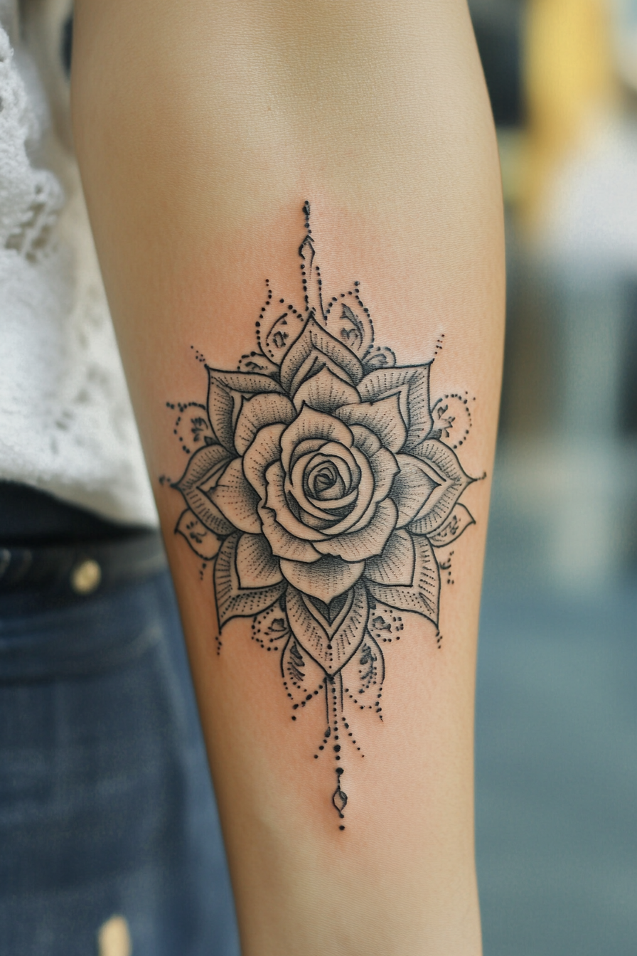 mandala-wrist-tattoo