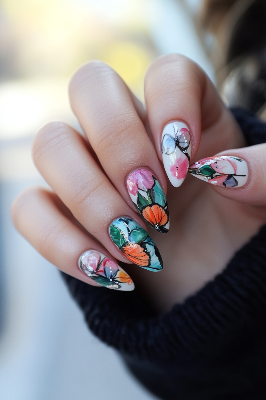 butterfly-nail-designs