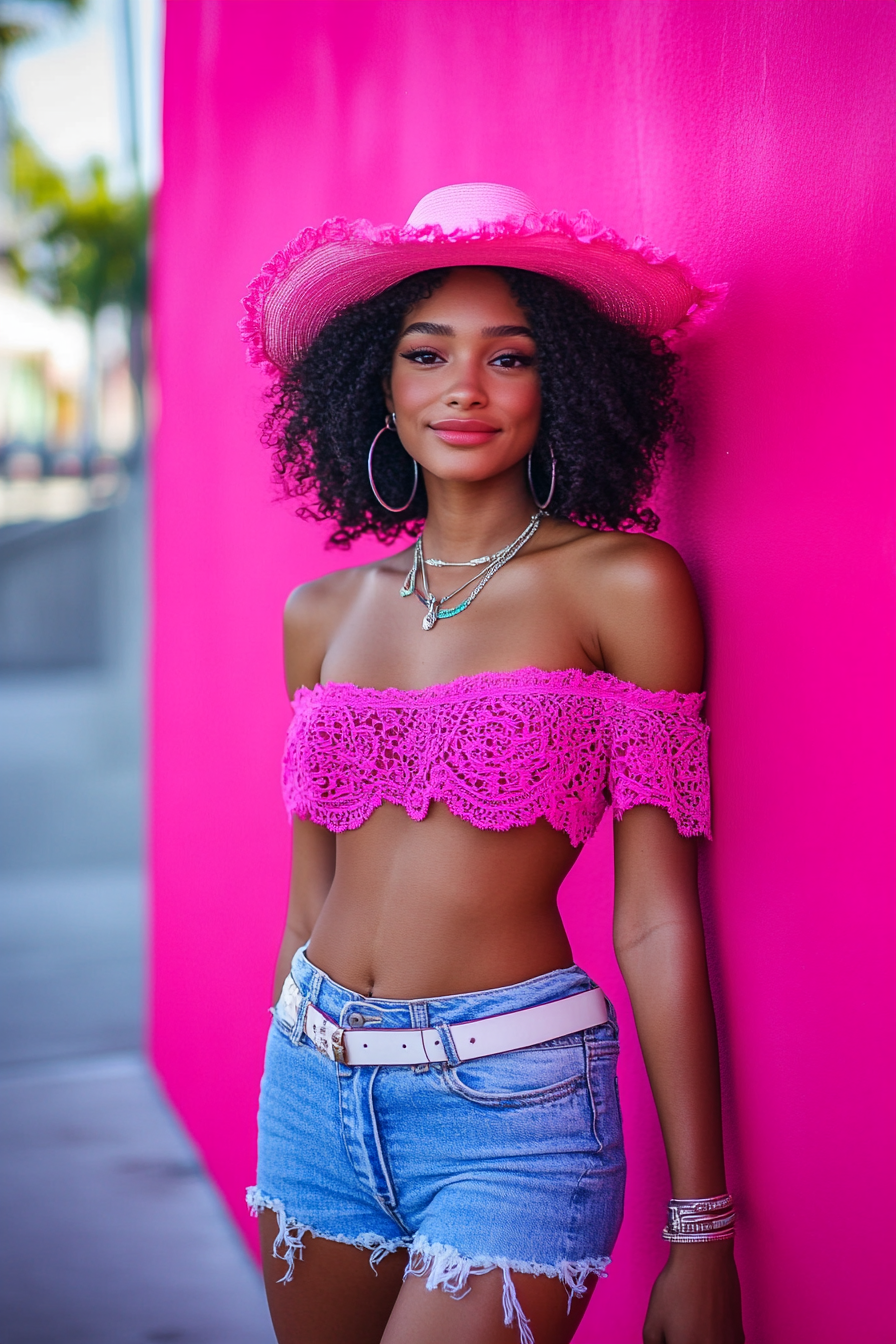 pink concert outfit ideas
