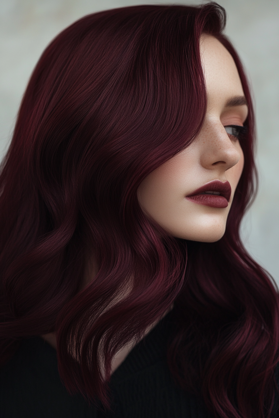 chocolate-cherry-hair-color