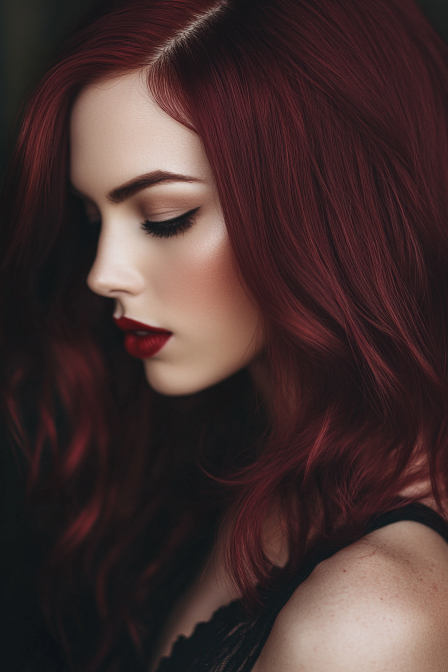 chocolate-cherry-hair-color