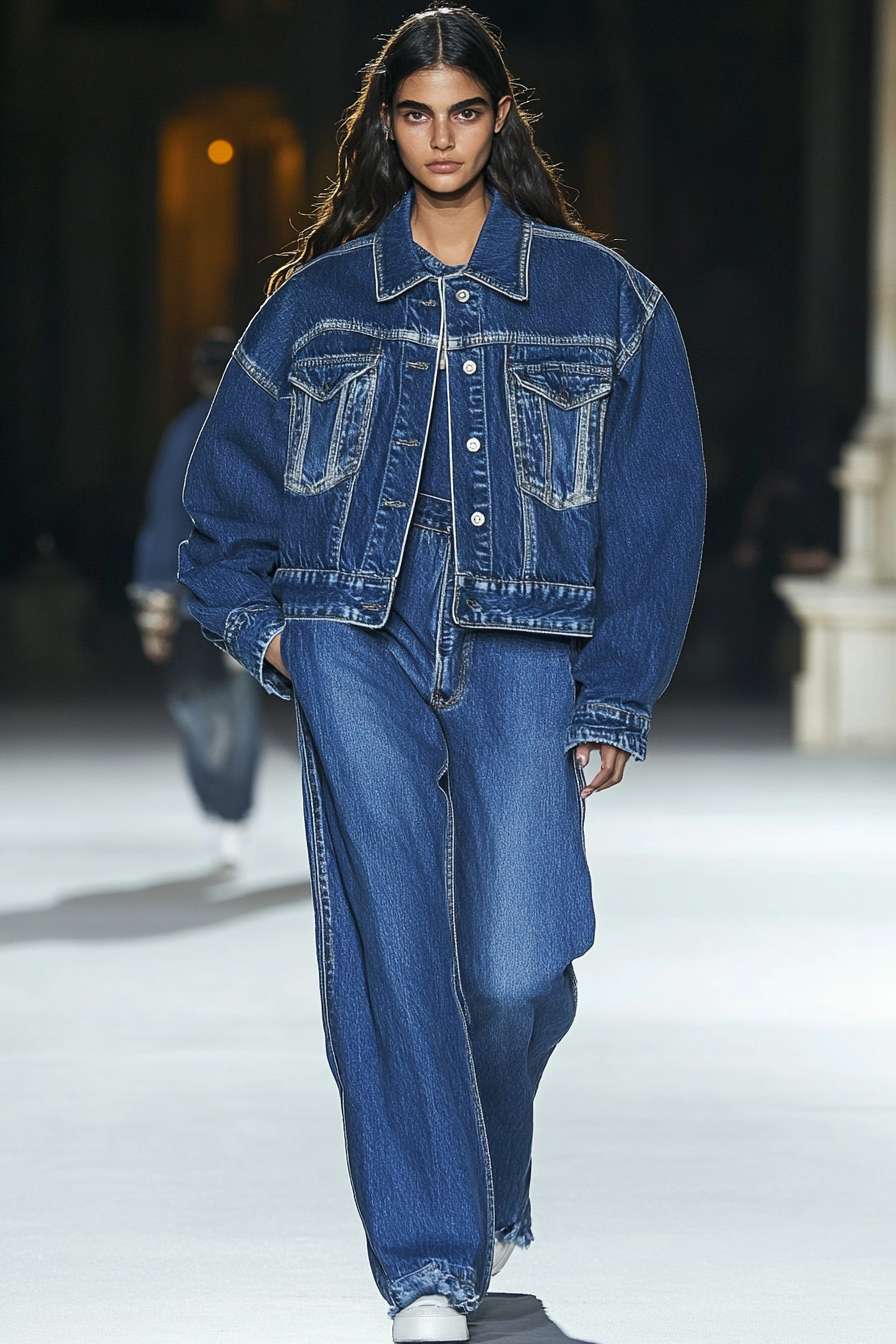 oversized jean jacket outfit