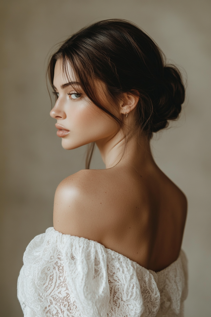 hairstyles-for-off-the-shoulder-dress