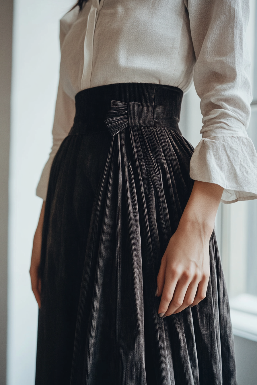 suede skirt outfit