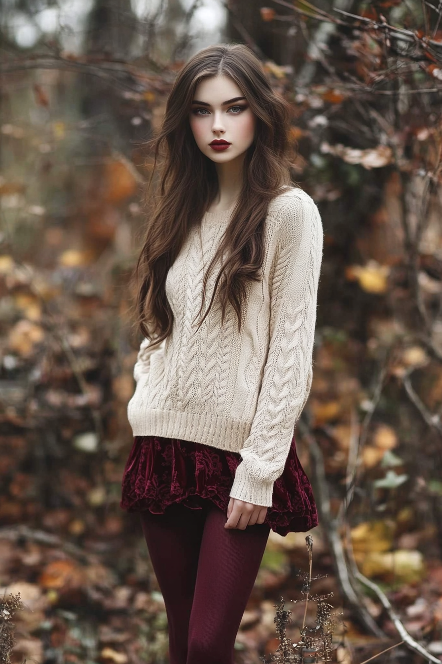 burgundy-tights-outfit