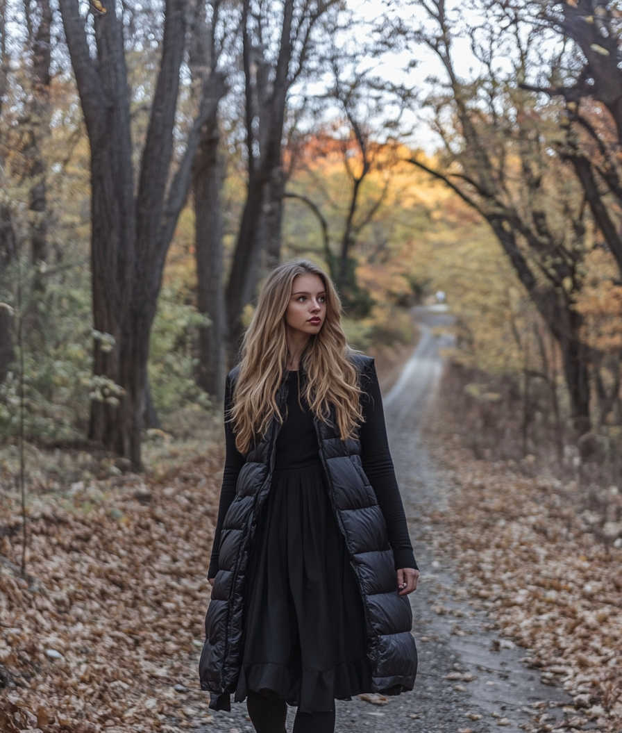 long-puffer-vest-outfit