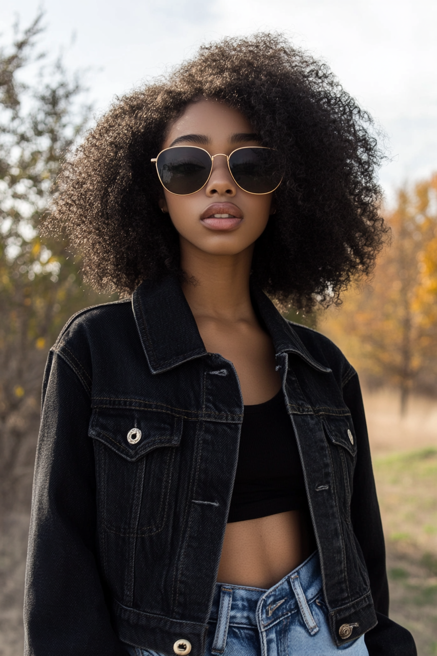 black-jean-jacket-outfits