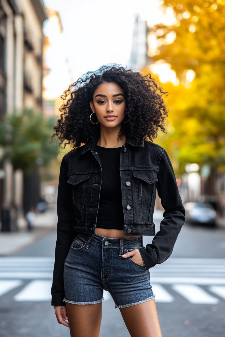 black-jean-jacket-outfits