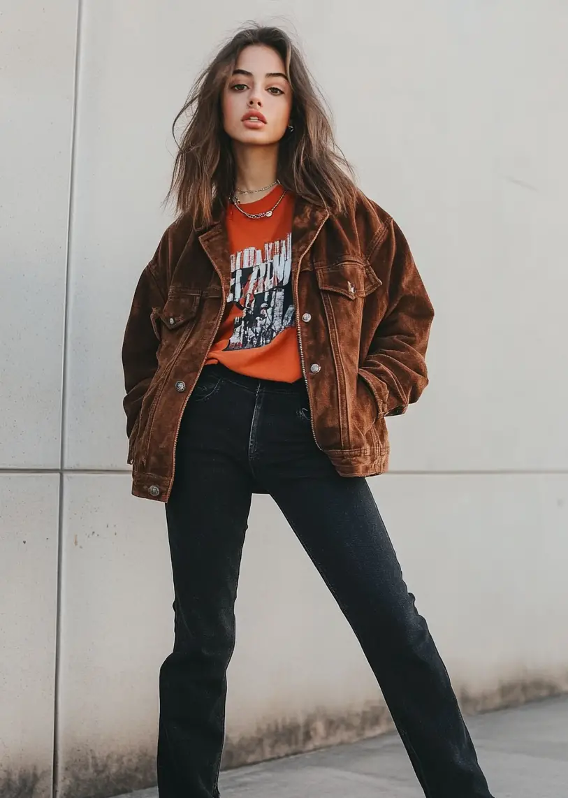brown-suede-jacket-outfit