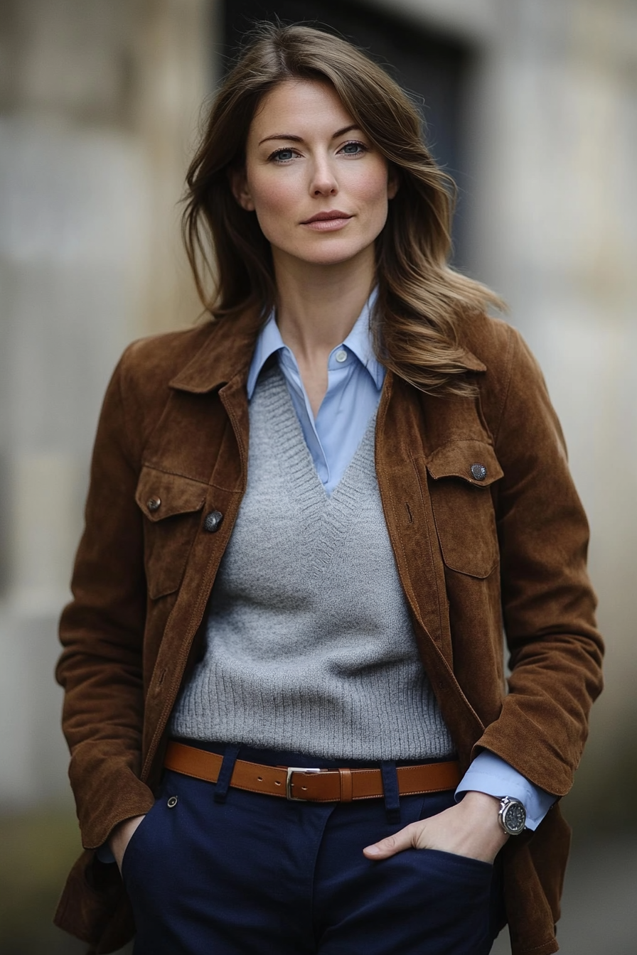 brown-suede-jacket-outfit