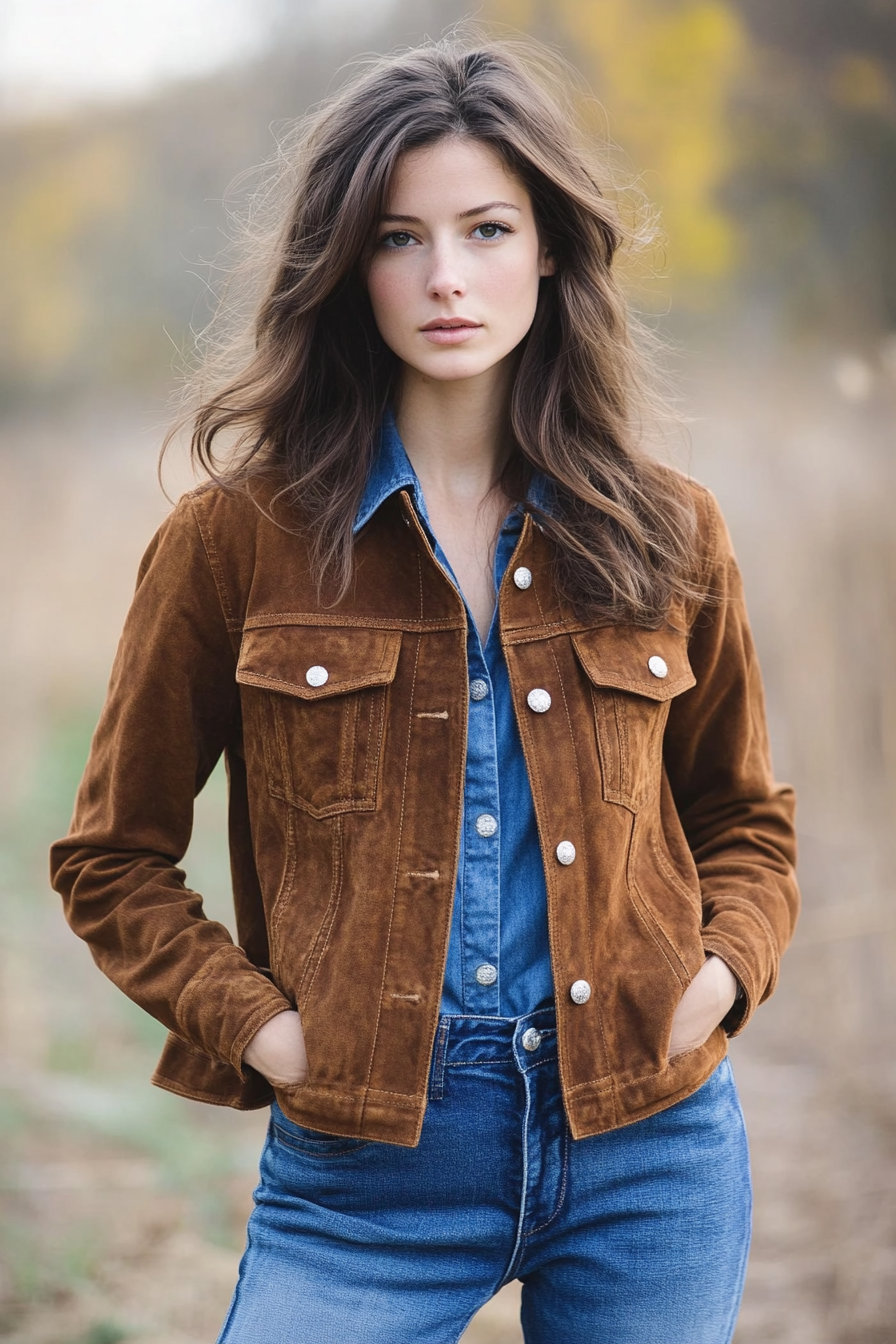 brown-suede-jacket-outfit