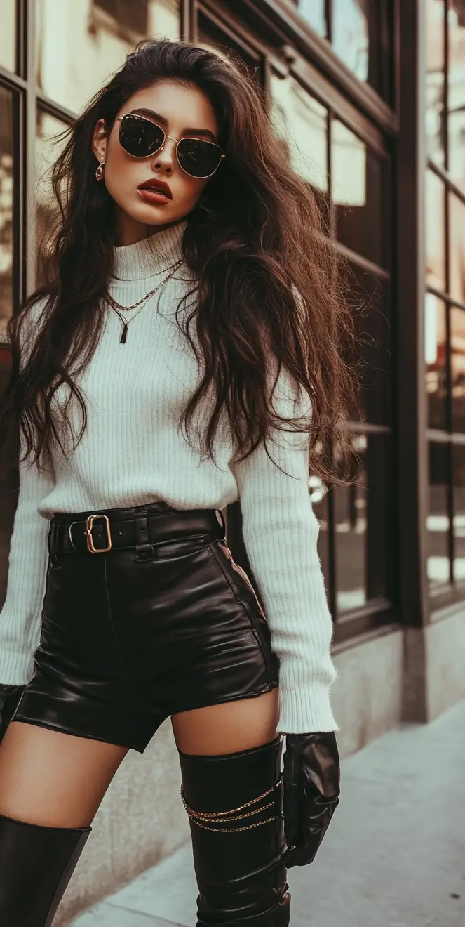 knee high boots outfit