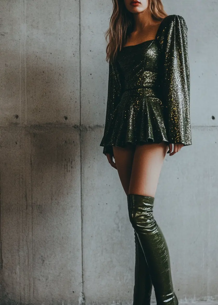 knee high boots outfit