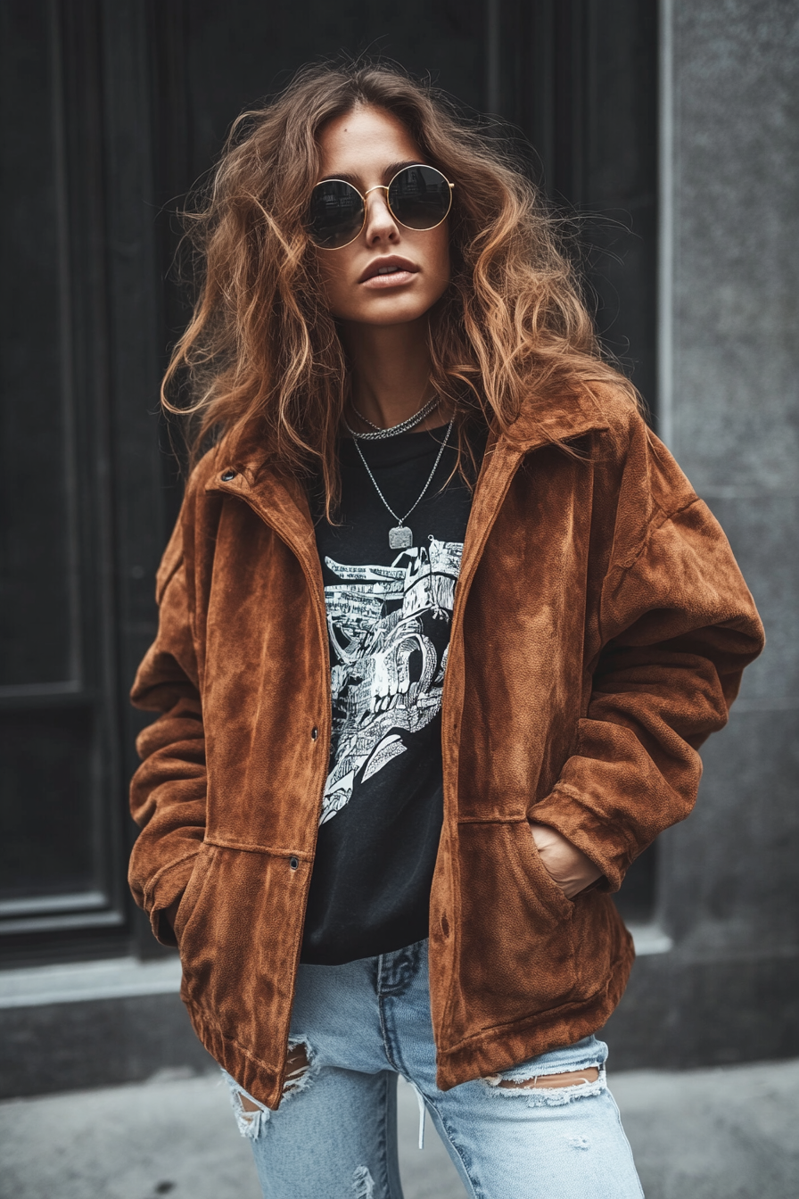 brown-suede-jacket-outfit
