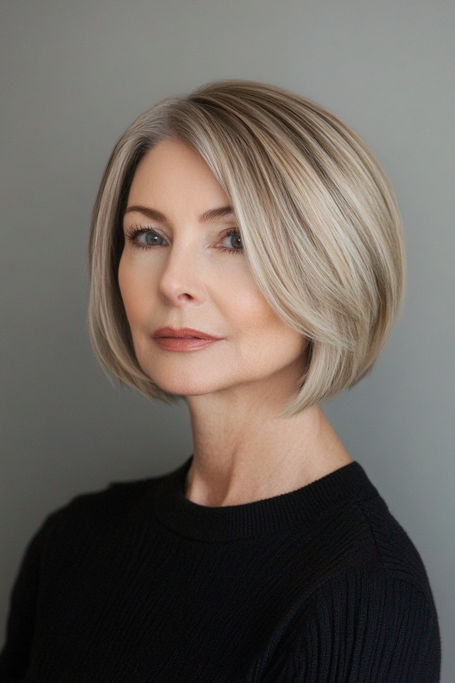 short hair over 60