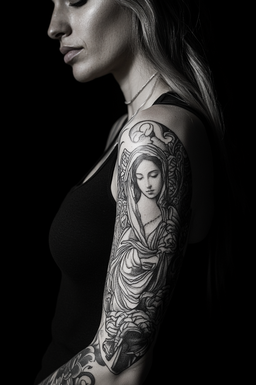 biblical-tattoos-for-women-sleeve